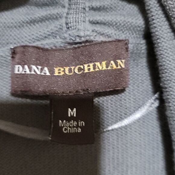 Dana Buchman Gray Studded Sweater Sz Medium - Picture 6 of 8